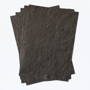 dc fix BLACK SLATE MATT Self-Adhesive Vinyl A4 Packs of 5 or 10